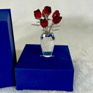 Swarovski Crystal RED ROSES